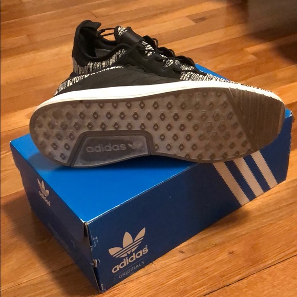 Adidas X Plr white and black sneakers size 8.5 - Picture 7 of 8